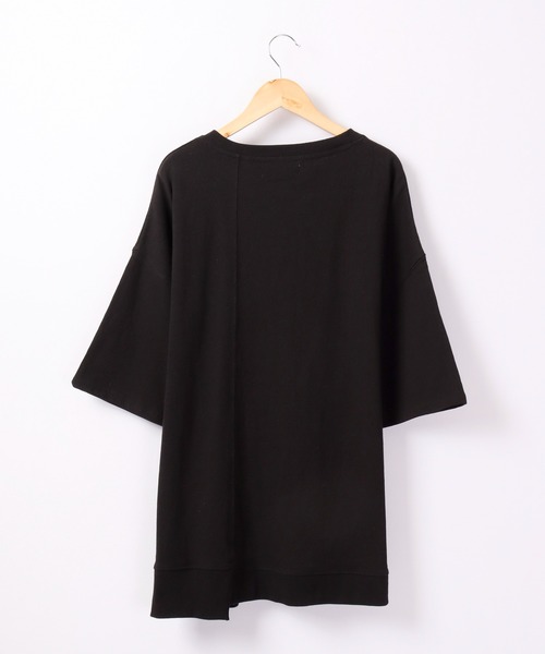 Revo.（レボ）の「Revo. 10/- 天竺 切り替えSS 半袖Tee（Tシャツ/カットソー・メンズ・ブラック/グレイッシュベージュ/ホワイト・1/2）」の21枚目の写真
