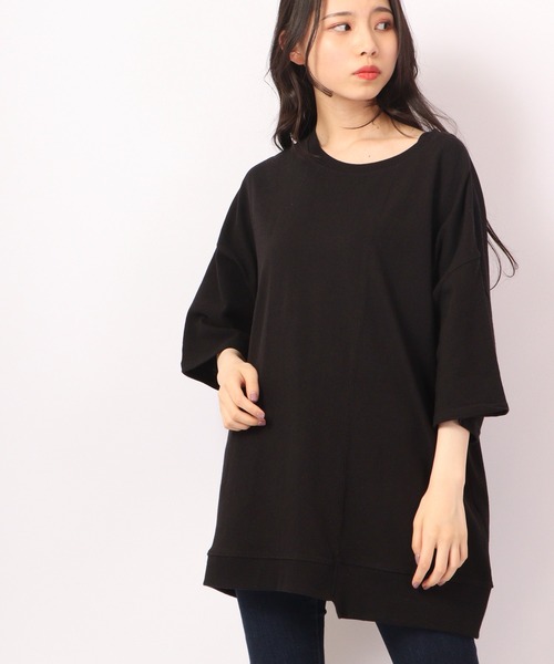 Revo.（レボ）の「Revo. 10/- 天竺 切り替えSS 半袖Tee（Tシャツ/カットソー・メンズ・ブラック/グレイッシュベージュ/ホワイト・1/2）」の15枚目の写真