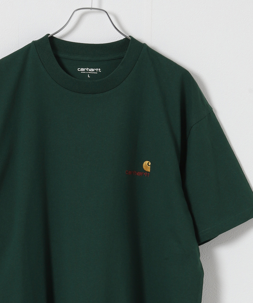 Carhartt WIP(カーハートダブリューアイピー)の「【CARHARTT WIP / カーハート ダブリューアイピー】 AMERICAN SCRIPT Tシャツ(Tシャツ/カットソー・メンズ・ホワイト/ブラック/グリーン/アイボリー・LARGE/X-LARGE/XX-LARGE)」の4枚目の写真
