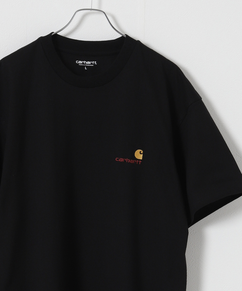 Carhartt WIP(カーハートダブリューアイピー)の「【CARHARTT WIP / カーハート ダブリューアイピー】 AMERICAN SCRIPT Tシャツ(Tシャツ/カットソー・メンズ・ホワイト/ブラック/グリーン/アイボリー・LARGE/X-LARGE/XX-LARGE)」の3枚目の写真