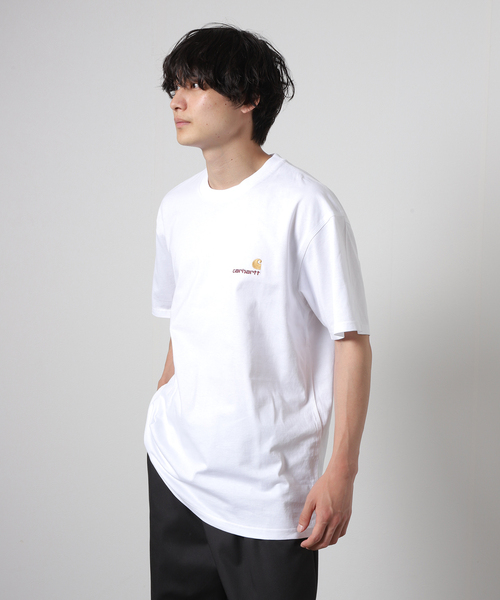 Carhartt WIP(カーハートダブリューアイピー)の「【CARHARTT WIP / カーハート ダブリューアイピー】 AMERICAN SCRIPT Tシャツ(Tシャツ/カットソー・メンズ・ホワイト/ブラック/グリーン/アイボリー・LARGE/X-LARGE/XX-LARGE)」の22枚目の写真
