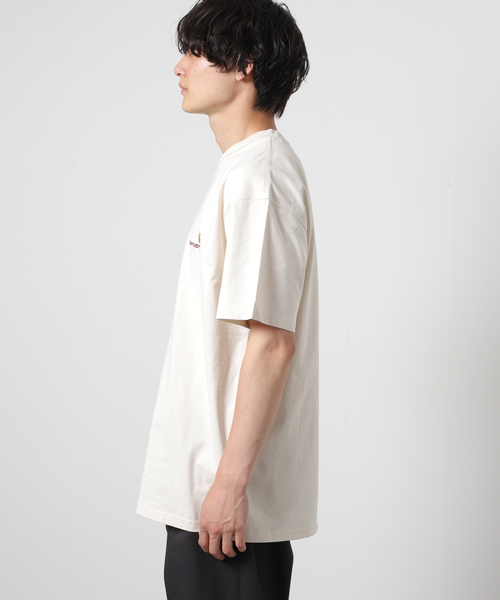 Carhartt WIP(カーハートダブリューアイピー)の「【CARHARTT WIP / カーハート ダブリューアイピー】 AMERICAN SCRIPT Tシャツ(Tシャツ/カットソー・メンズ・ホワイト/ブラック/グリーン/アイボリー・LARGE/X-LARGE/XX-LARGE)」の7枚目の写真