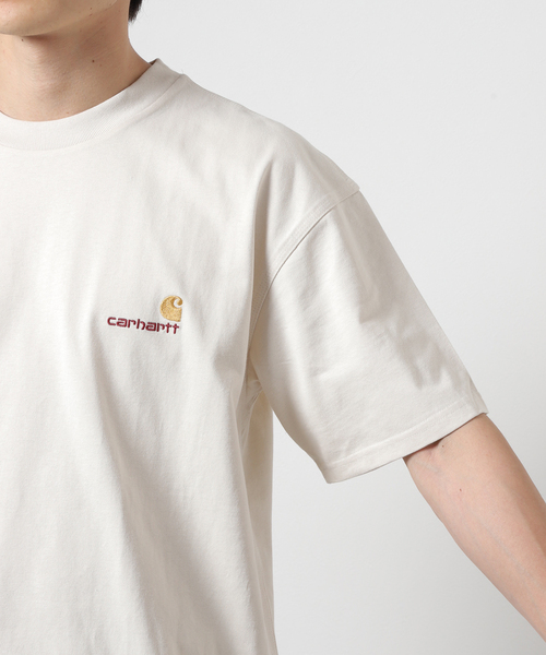 Carhartt WIP(カーハートダブリューアイピー)の「【CARHARTT WIP / カーハート ダブリューアイピー】 AMERICAN SCRIPT Tシャツ(Tシャツ/カットソー・メンズ・ホワイト/ブラック/グリーン/アイボリー・LARGE/X-LARGE/XX-LARGE)」の11枚目の写真