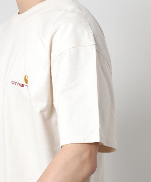 Carhartt WIP(カーハートダブリューアイピー)の「【CARHARTT WIP / カーハート ダブリューアイピー】 AMERICAN SCRIPT Tシャツ(Tシャツ/カットソー・メンズ・ホワイト/ブラック/グリーン/アイボリー・LARGE/X-LARGE/XX-LARGE)」の12枚目の写真