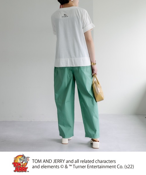 Tom＆Jerry（トムアンドジェリー）の「TOM and JERRY/トムとジェリー×刺繍Tシャツ（Tシャツ/カットソー・レディース・ホワイト系1/ホワイト系2・FREE）」の15枚目の写真