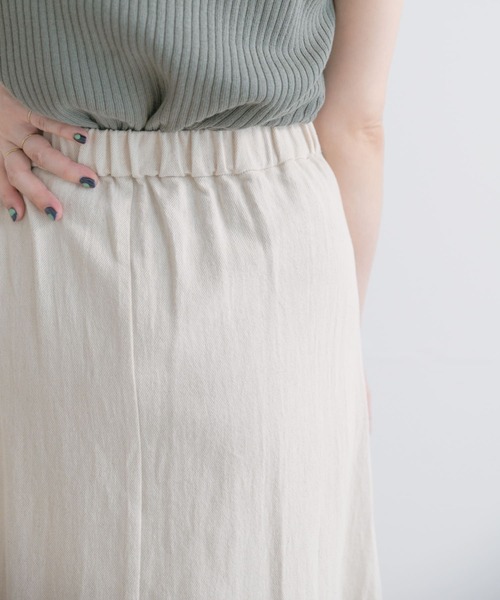 ITEMS URBANRESEARCH（アイテムズ アーバンリサーチ）の「コットンリネンフレアスカート（スカート・レディース・ベージュ/ネイビー/モカ・FREE）」の9枚目の写真