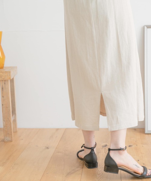 ITEMS URBANRESEARCH（アイテムズ アーバンリサーチ）の「コットンリネンフレアスカート（スカート・レディース・ベージュ/ネイビー/モカ・FREE）」の11枚目の写真