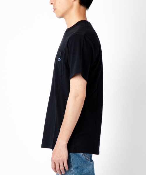 ★【MAISON KITSUNE】★フォックスパッチポケットTシャツ NAVY★ s-l400.jpg
