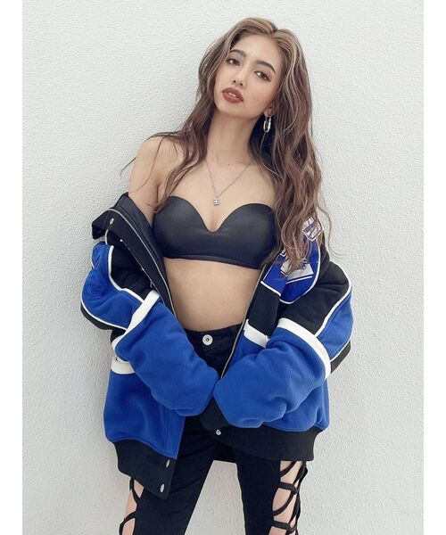 GYDA（ジェイダ）の「フェイクレザー Boosterブラトップ（チューブトップ・レディース・ブラック・FREE）」の3枚目の写真