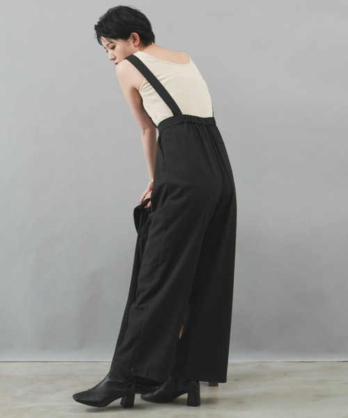 Aunt Marie's(アントマリーズ)の「タックワイドパンツ / サスペンダー(その他パンツ・レディース・ブラック/グレー・FREE)」の10枚目の写真