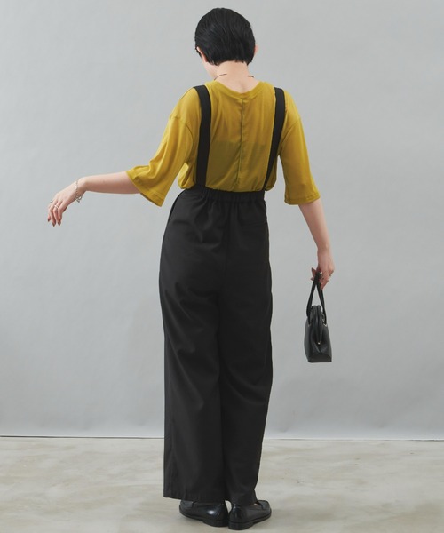 Aunt Marie's(アントマリーズ)の「タックワイドパンツ / サスペンダー(その他パンツ・レディース・ブラック/グレー・FREE)」の19枚目の写真