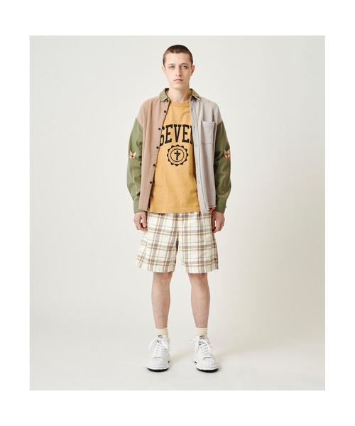 STUDIO SEVEN（スタジオ セブン）の「Check Flannel Shorts（その他パンツ・メンズ・アイボリー・MEDIUM）」の7枚目の写真
