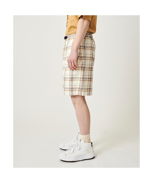 STUDIO SEVEN（スタジオ セブン）の「Check Flannel Shorts（その他パンツ・メンズ・アイボリー・MEDIUM）」の2枚目の写真