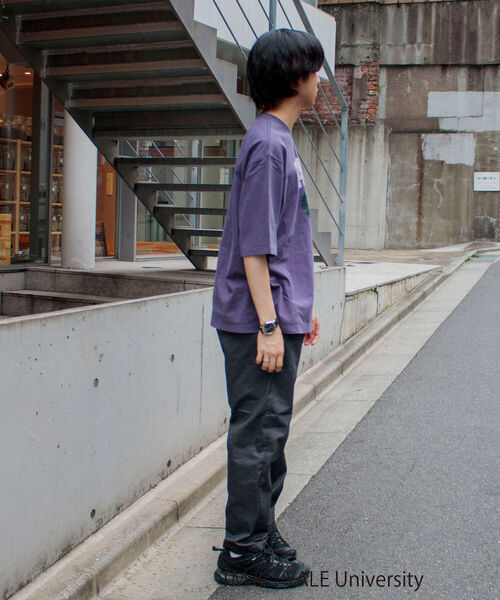 GLOSTER(グロスター)の「【YALE/イェール】別注プリントTシャツ VINTAGE DYEING カレッジロゴ(Tシャツ/カットソー・メンズ・チャコールグレー/ネイビー/オフホワイト・M/L)」の16枚目の写真