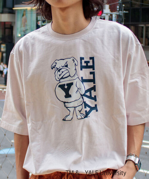 GLOSTER(グロスター)の「【YALE/イェール】別注プリントTシャツ VINTAGE DYEING カレッジロゴ(Tシャツ/カットソー・メンズ・チャコールグレー/ネイビー/オフホワイト・M/L)」の18枚目の写真