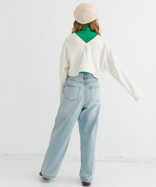 MERLOT（メルロー）の「2WAYボレロカットソー（カーディガン/ボレロ・レディース・ブラック/ナチュラル・FREE）」の7枚目の写真