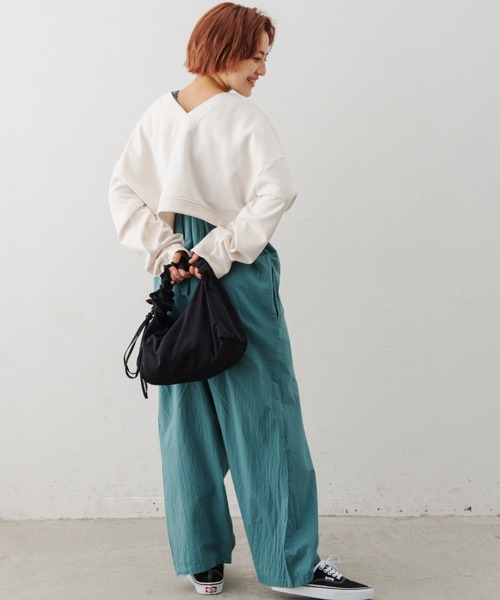 MERLOT（メルロー）の「2WAYボレロカットソー（カーディガン/ボレロ・レディース・ブラック/ナチュラル・FREE）」の22枚目の写真