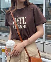 one after another NICE CLAUP | フロッキーロゴプリントTee(Tシャツ/カットソー)