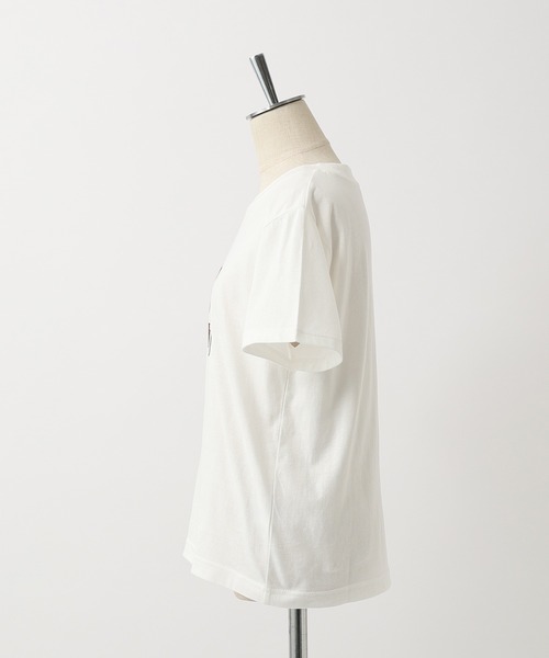 one after another NICE CLAUP(ワンアフターアナザーナイスクラップ)の「フロッキーロゴプリントTee(Tシャツ/カットソー・レディース・ブラウン/オフホワイト/アイボリー/ホワイト系その他・FREE)」の19枚目の写真