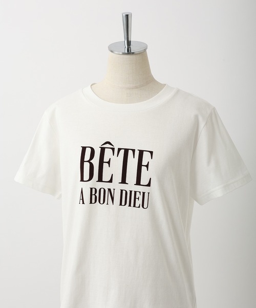 one after another NICE CLAUP(ワンアフターアナザーナイスクラップ)の「フロッキーロゴプリントTee(Tシャツ/カットソー・レディース・ブラウン/オフホワイト/アイボリー/ホワイト系その他・FREE)」の21枚目の写真