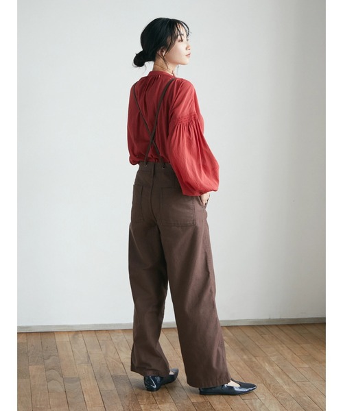 CRAFT STANDARD BOUTIQUE(クラフトスタンダードブティック)の「2WAYサロペット *◆(チノパンツ・レディース・ブラウン/カーキ・S/M/L)」の17枚目の写真