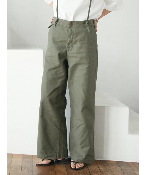 CRAFT STANDARD BOUTIQUE(クラフトスタンダードブティック)の「2WAYサロペット *◆(チノパンツ・レディース・ブラウン/カーキ・S/M/L)」の13枚目の写真
