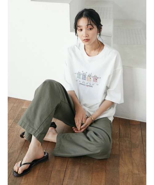 CRAFT STANDARD BOUTIQUE(クラフトスタンダードブティック)の「2WAYサロペット *◆(チノパンツ・レディース・ブラウン/カーキ・S/M/L)」の4枚目の写真