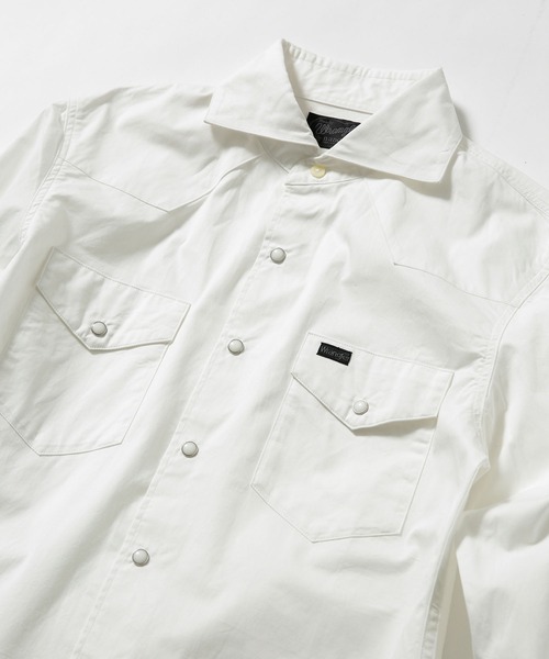 Wrangler（ラングラー）の「長袖シャツ（シャツ/ブラウス・メンズ・ブルー・MEDIUM）」の3枚目の写真