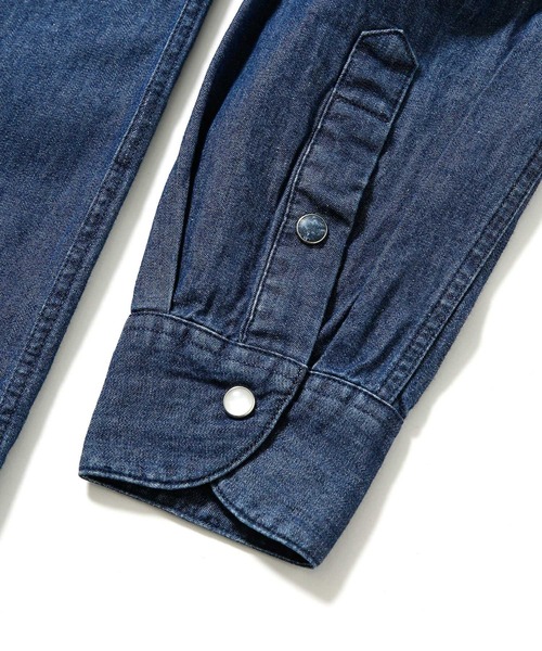 Wrangler（ラングラー）の「長袖シャツ（シャツ/ブラウス・メンズ・ブルー・MEDIUM）」の9枚目の写真