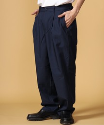 Craft Nicholson | ハイカウントスタプレ1タックワイドテーパードチノパン(チノパンツ)