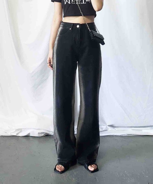 Yuumi　Aパンツ　ブラックＭ me+em select（ミームセレクト）の「【 S／M／L／XLサイズ展開