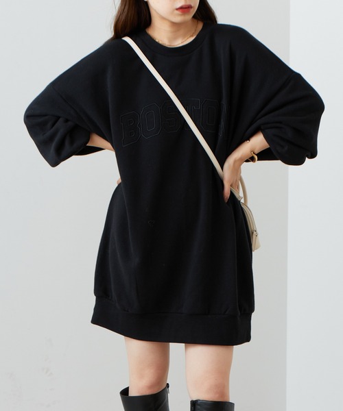 Chico（チコ）の「【2022AW】胸刺繍ルーズスウェット（スウェット・レディース・アイボリー/ブラック/グレー・FREE）」の22枚目の写真