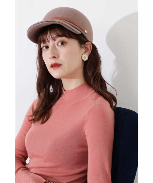 JILL STUART(ジルスチュアート)の「◆モニークハット(ハット・レディース・ブラック/ベージュ・FREE)」の5枚目の写真