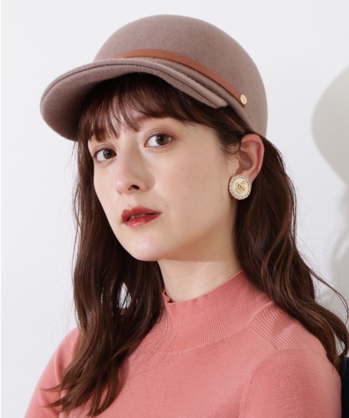 JILL STUART(ジルスチュアート)の「◆モニークハット(ハット・レディース・ブラック/ベージュ・FREE)」の2枚目の写真