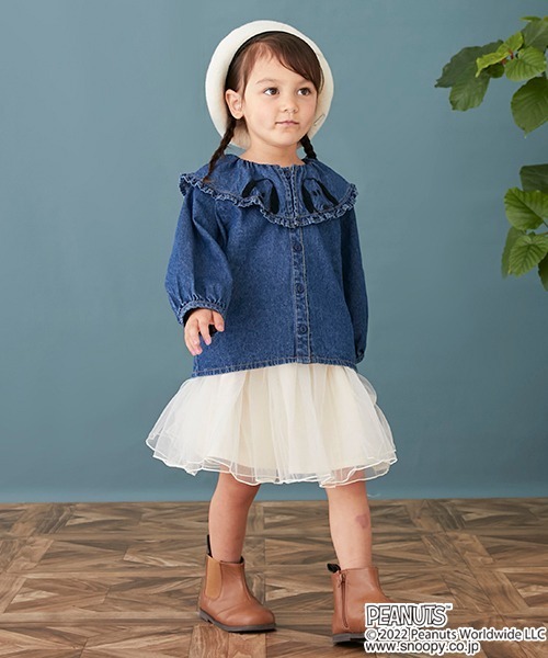 petit main(プティマイン)の「パイピングベレー帽(キャップ・キッズ・モカ/ブラック/アイボリー・52cm/54cm/50cm)」の18枚目の写真