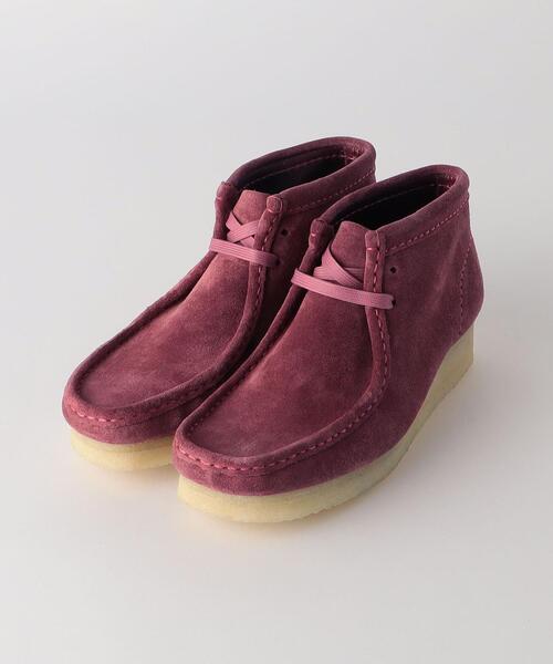 CLARKS ピンク スエード モカシン26cm CLARKS ピンク スエード モカシン26cm