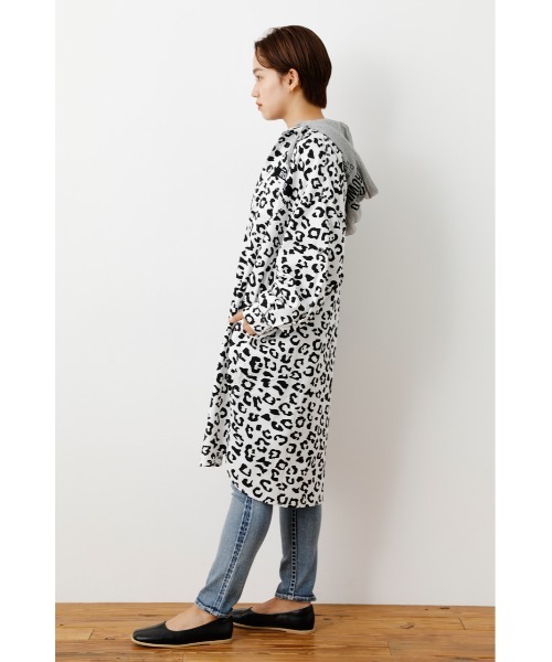 RODEO CROWNS WIDE BOWL（ロデオクラウンズワイドボウル）の「パターンフードロゴミリタリーシャツワンピースWL（シャツワンピース・レディース・ホワイト系その他・FREE）」の2枚目の写真