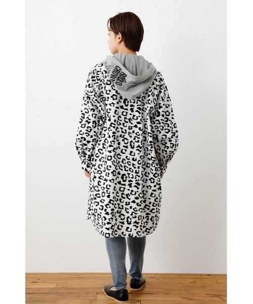 RODEO CROWNS WIDE BOWL（ロデオクラウンズワイドボウル）の「パターンフードロゴミリタリーシャツワンピースWL（シャツワンピース・レディース・ホワイト系その他・FREE）」の4枚目の写真