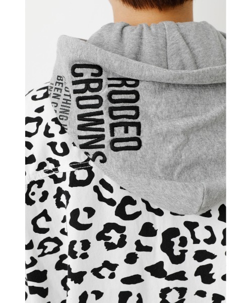 RODEO CROWNS WIDE BOWL（ロデオクラウンズワイドボウル）の「パターンフードロゴミリタリーシャツワンピースWL（シャツワンピース・レディース・ホワイト系その他・FREE）」の11枚目の写真