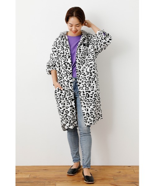 RODEO CROWNS WIDE BOWL（ロデオクラウンズワイドボウル）の「パターンフードロゴミリタリーシャツワンピースWL（シャツワンピース・レディース・ホワイト系その他・FREE）」の16枚目の写真