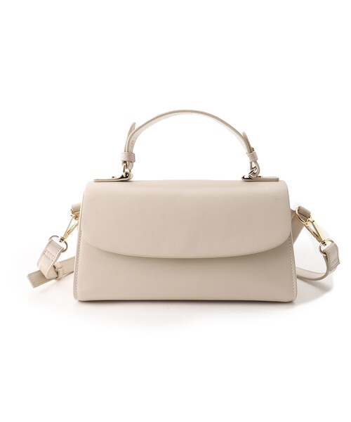 THE SHOP TK (ザ ショップ ティーケー )の「◆2WAYスムースハンドバッグ(ハンドバッグ・レディース・ブラック/ボルドー/ライトベージュ・00)」の1枚目の写真