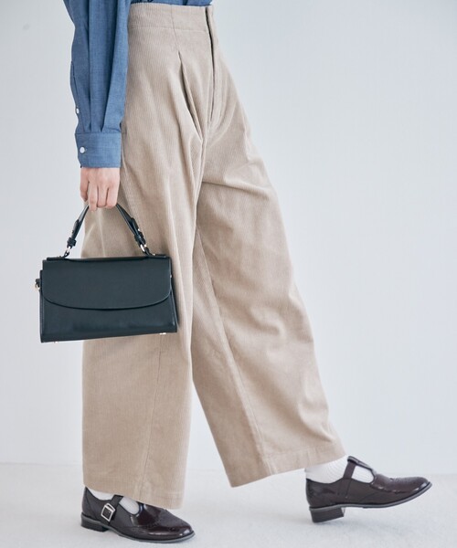 THE SHOP TK (ザ ショップ ティーケー )の「◆2WAYスムースハンドバッグ(ハンドバッグ・レディース・ブラック/ボルドー/ライトベージュ・00)」の5枚目の写真