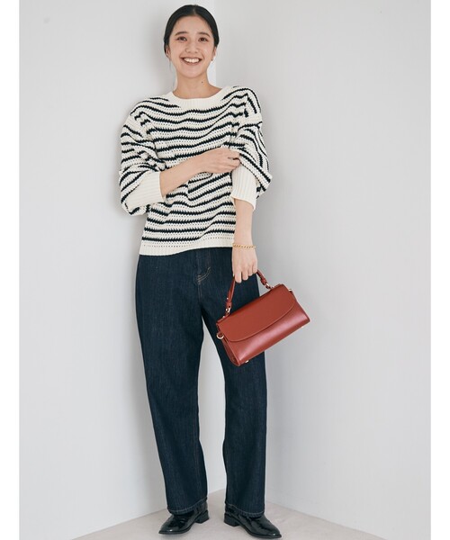 THE SHOP TK (ザ ショップ ティーケー )の「◆2WAYスムースハンドバッグ(ハンドバッグ・レディース・ブラック/ボルドー/ライトベージュ・00)」の9枚目の写真