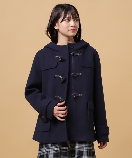 Honeys(ハニーズ)の「ダッフルコート(ダッフルコート・レディース・杢グレー/ネイビー/ブラック/キャメル・M/L/LL)」の18枚目の写真