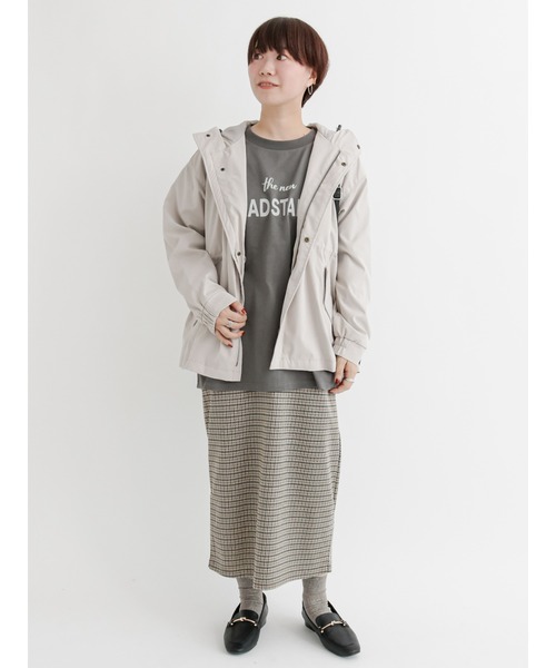 Lugnoncure(ルノンキュール)の「【撥水加工】マウンテンパーカー(マウンテンパーカー・レディース・カーキ/ネイビー/ベージュ・フリ-)」の6枚目の写真