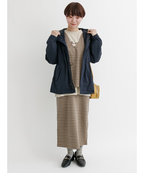 Lugnoncure(ルノンキュール)の「【撥水加工】マウンテンパーカー(マウンテンパーカー・レディース・カーキ/ネイビー/ベージュ・フリ-)」の12枚目の写真