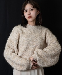 ニット+セーター amiur shaggy volume knit Amiur（エミレ）の「shaggy mix knit（ニット/セーター）」 - WEAR