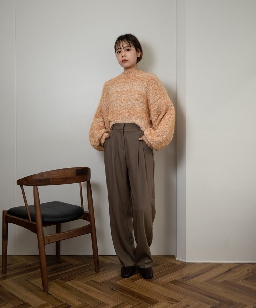 Amiur（エミレ）の「shaggy mix knit（ニット/セーター）」 - WEAR