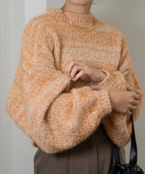 Amiur（エミレ）の「shaggy mix knit（ニット/セーター）」 - WEAR