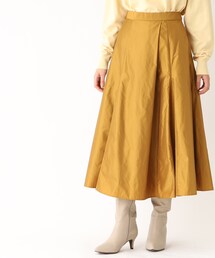 OPAQUE.CLIP | メモリータフタ フレアスカート(スカート)